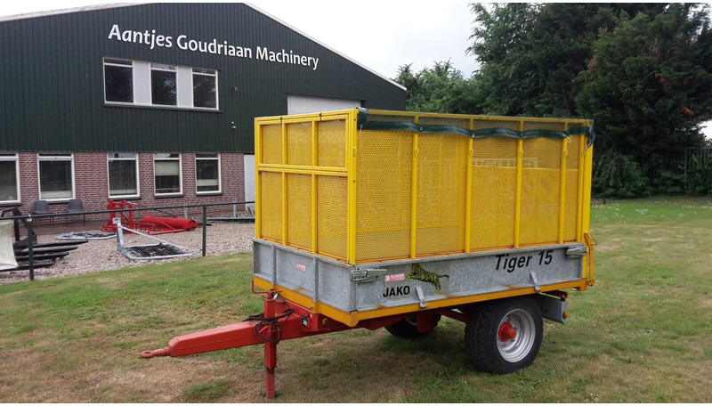 Jako tiger 15 met snipperopbouw - Damperli römork: fotoğraf 1 Jako tiger 15 met snipperopbouw - Damperli römork: fotoğraf 1