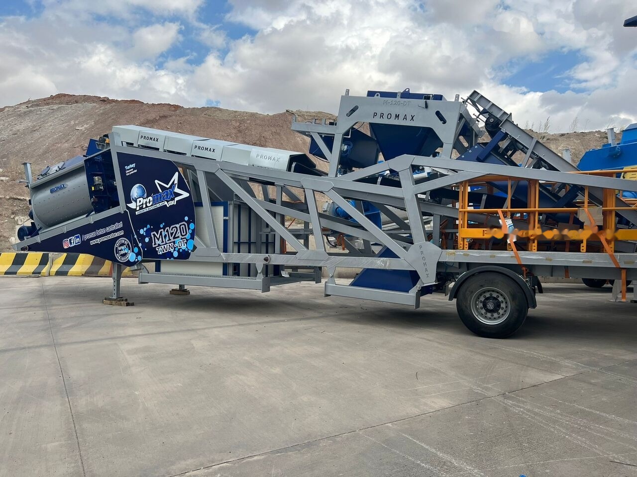 Promax Mobile Concrete Batching Plant PROMAX M120-TWN DT (120m³/h) - Beton santrali: fotoğraf 4 Promax Mobile Concrete Batching Plant PROMAX M120-TWN DT (120m³/h) - Beton santrali: fotoğraf 4
