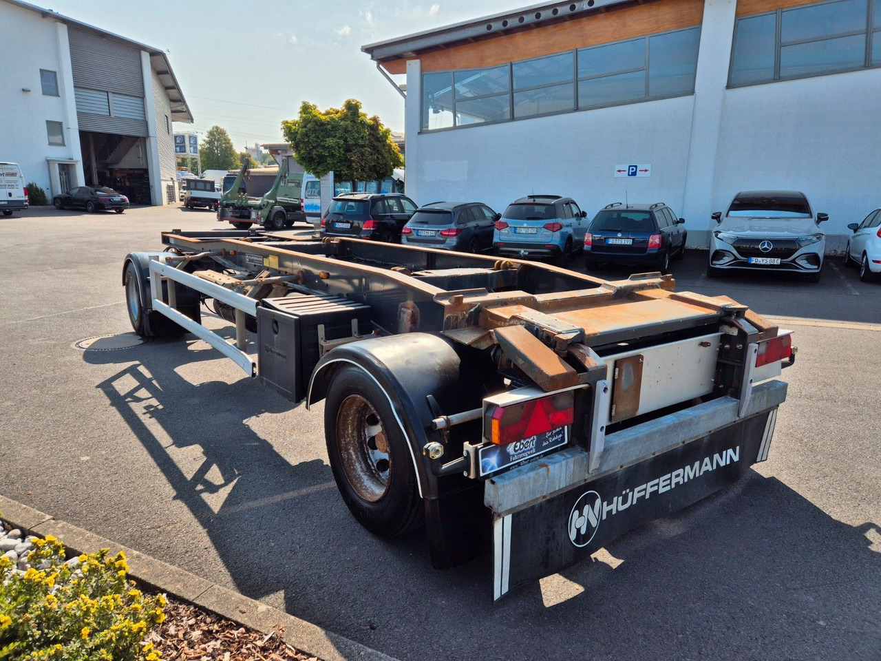 Hüffermann HSA 18.70 P BPW 14.582kg Nutzlast - Şasi römork: fotoğraf 3 Hüffermann HSA 18.70 P BPW 14.582kg Nutzlast - Şasi römork: fotoğraf 3