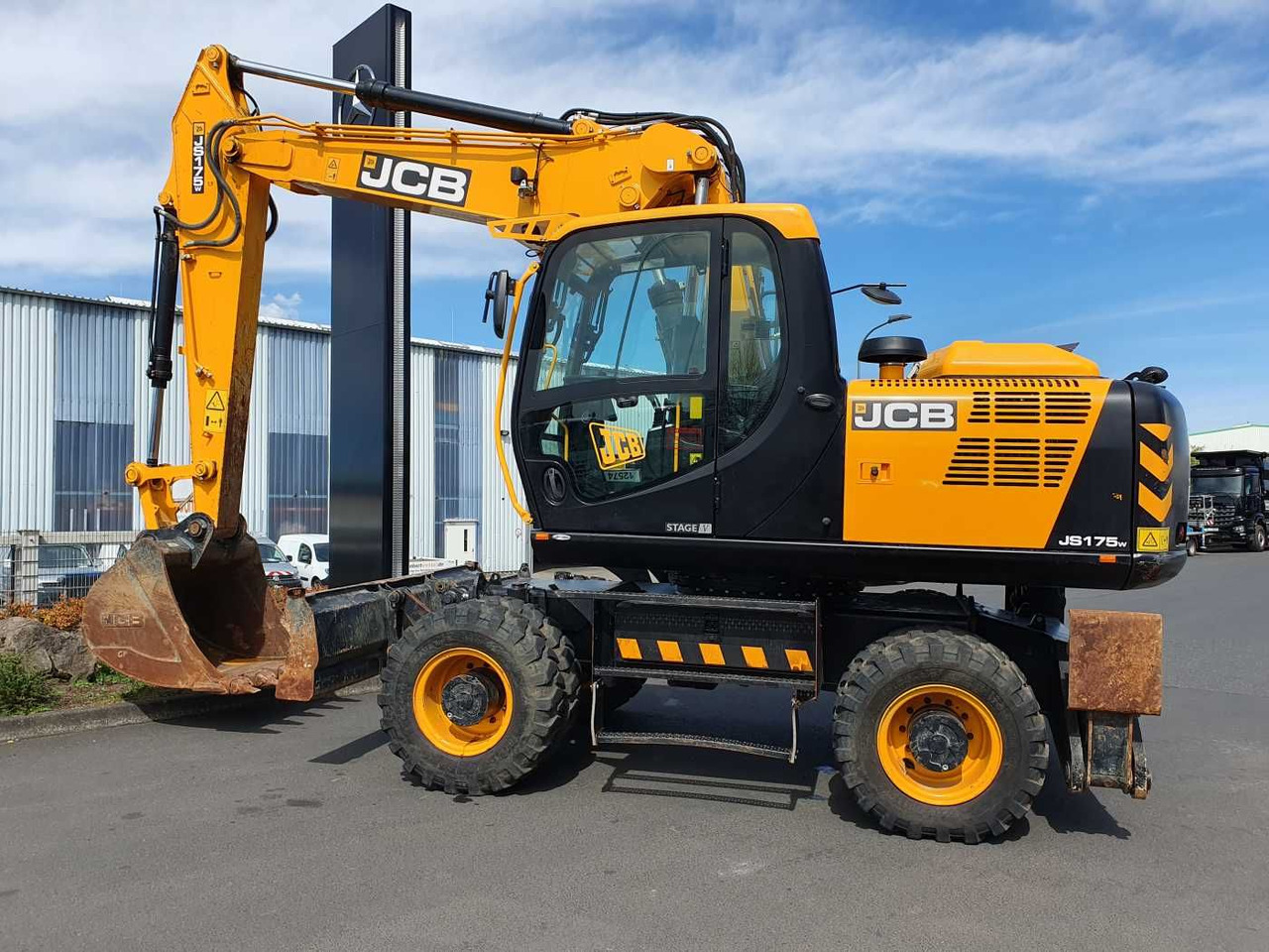 JCB JS 175 W / 2024 / nur 622h! / 1x Tieflöffel - Tekerlekli ekskavatör: fotoğraf 2 JCB JS 175 W / 2024 / nur 622h! / 1x Tieflöffel - Tekerlekli ekskavatör: fotoğraf 2