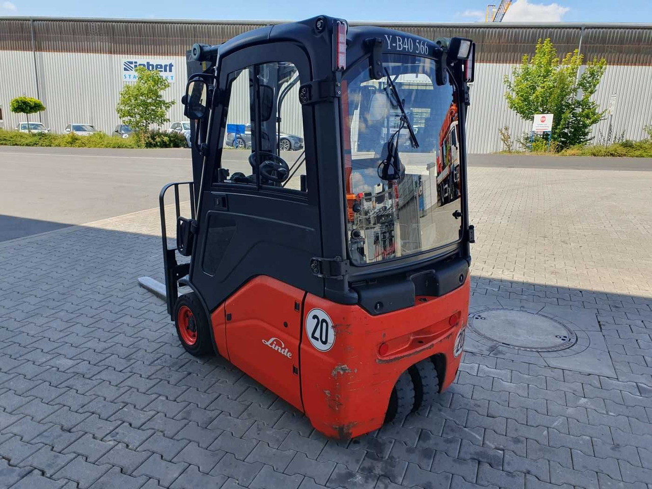 Elektrikli forklift Linde E14 - 01 / Triplex: 4.00m! / SS / nur 3.405h!: fotoğraf 6
