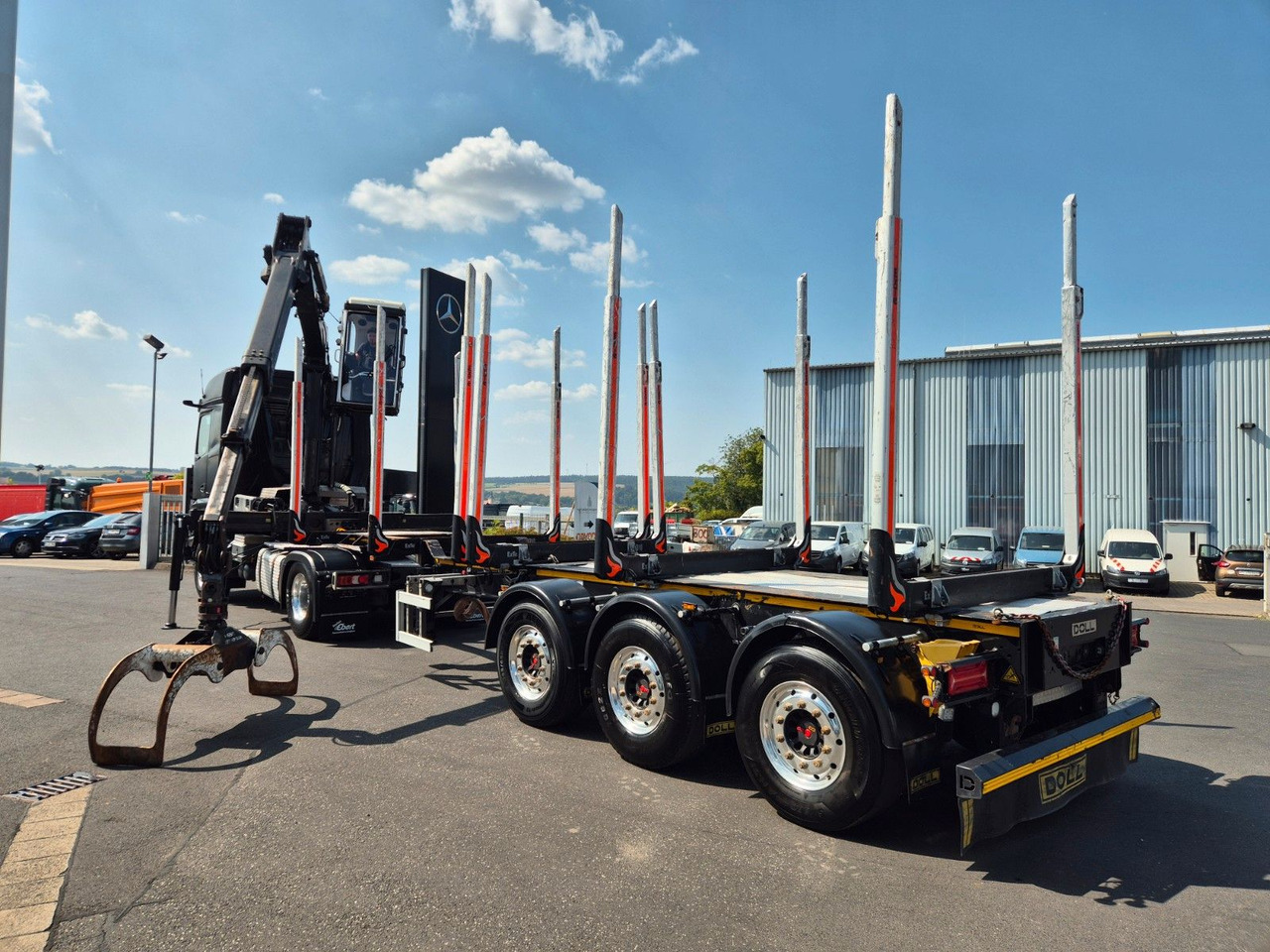 Mercedes-Benz Arocs 1853 LS 4x4 HAD Palfinger Q170Z96+Doll H3L - Tomruk kamyonu, Vinçli kamyon: fotoğraf 5 Mercedes-Benz Arocs 1853 LS 4x4 HAD Palfinger Q170Z96+Doll H3L - Tomruk kamyonu, Vinçli kamyon: fotoğraf 5