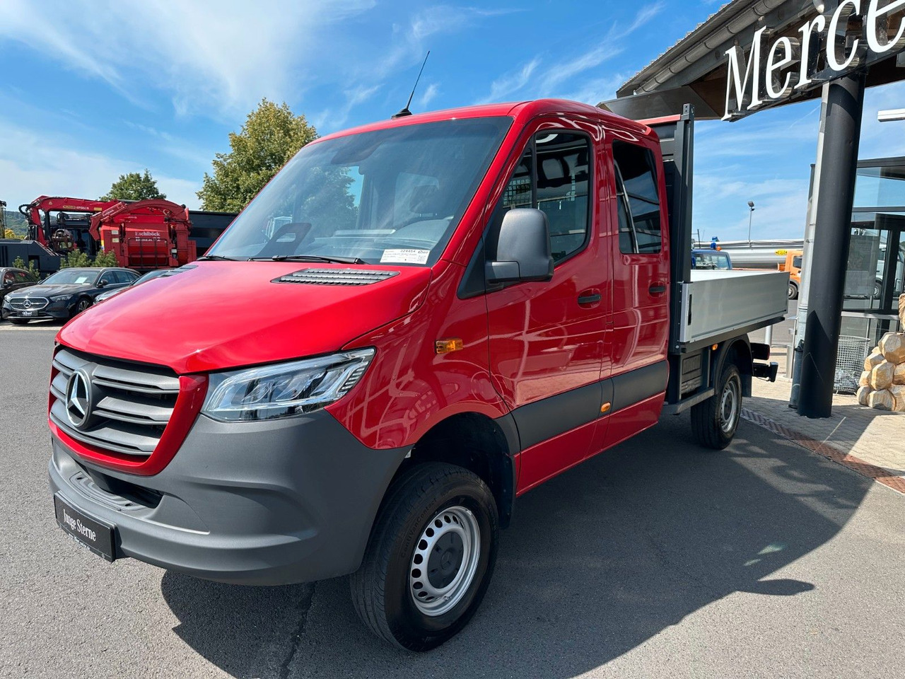 Mercedes-Benz Sprinter 319 CDI 4x4 DoKa Klima AHK3,5to - Tenteli kamyonet, Çift kabin kamyonet: fotoğraf 3 Mercedes-Benz Sprinter 319 CDI 4x4 DoKa Klima AHK3,5to - Tenteli kamyonet, Çift kabin kamyonet: fotoğraf 3