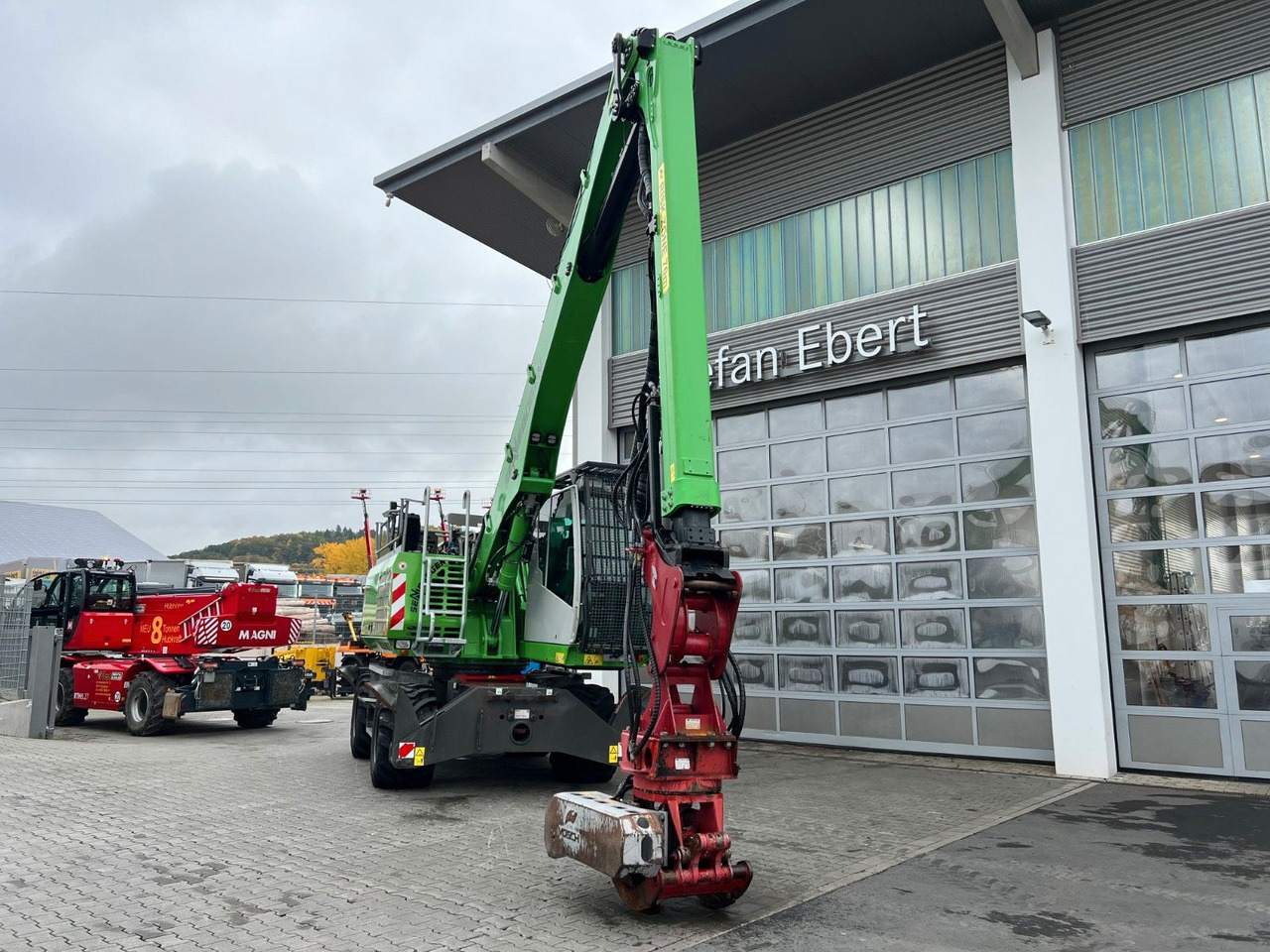 Sennebogen 718 / inkl. Vosch Fällzange / nur 1.965h! - Tekerlekli ekskavatör: fotoğraf 3 Sennebogen 718 / inkl. Vosch Fällzange / nur 1.965h! - Tekerlekli ekskavatör: fotoğraf 3