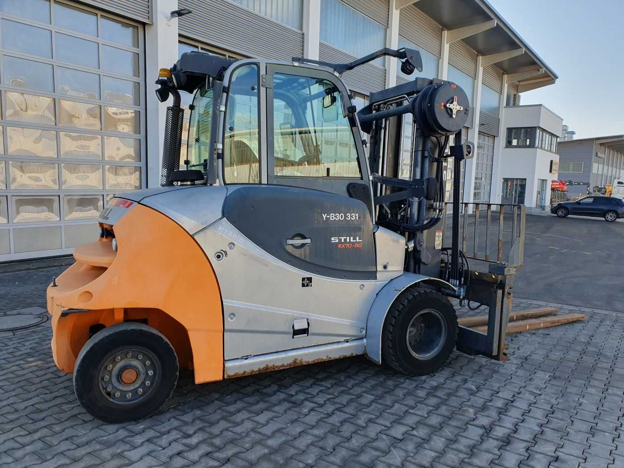 Still RX70-80 / Duplex: 4.70m! / Zinkenversteller / SS - Dizel forklift: fotoğraf 2 Still RX70-80 / Duplex: 4.70m! / Zinkenversteller / SS - Dizel forklift: fotoğraf 2