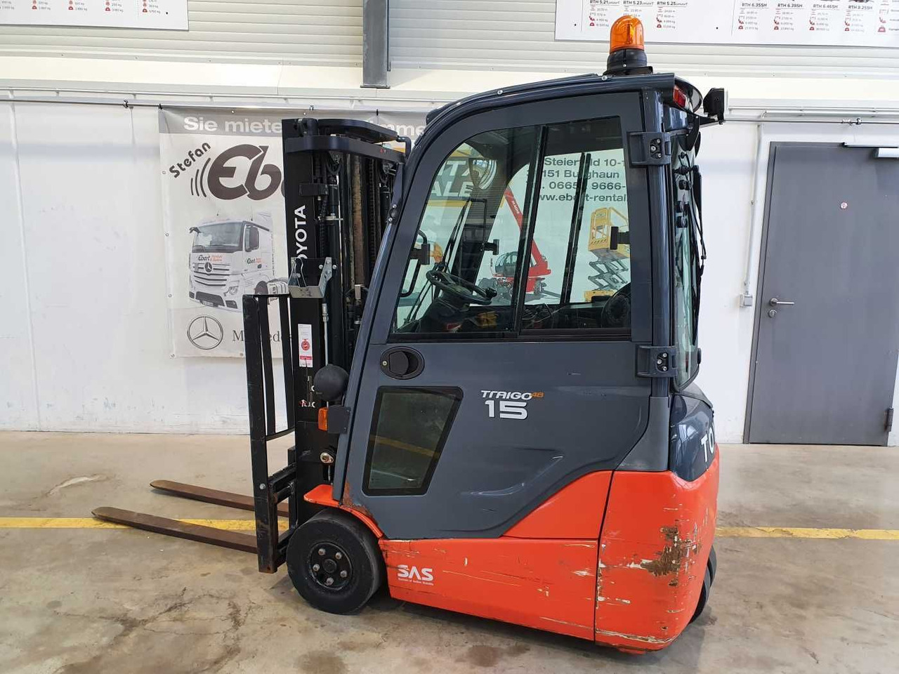 Toyota 8FBET15 / Batterie 07/2023 / HH: 4.3m! / 2.849h - Elektrikli forklift: fotoğraf 5 Toyota 8FBET15 / Batterie 07/2023 / HH: 4.3m! / 2.849h - Elektrikli forklift: fotoğraf 5