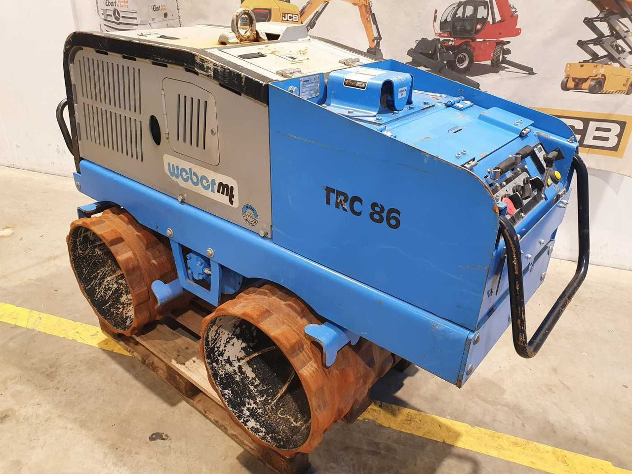 Mini asfalt silindiri Weber TRC 86 Grabenwalze / 2020 / Funk / nur 112h: fotoğraf 11 Mini asfalt silindiri Weber TRC 86 Grabenwalze / 2020 / Funk / nur 112h: fotoğraf 11
