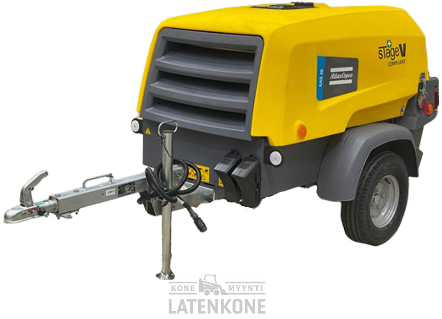 Atlas Copco XAS 38 StV Vaunukompressori UUSI - Hava kompresörü: fotoğraf 1 Atlas Copco XAS 38 StV Vaunukompressori UUSI - Hava kompresörü: fotoğraf 1