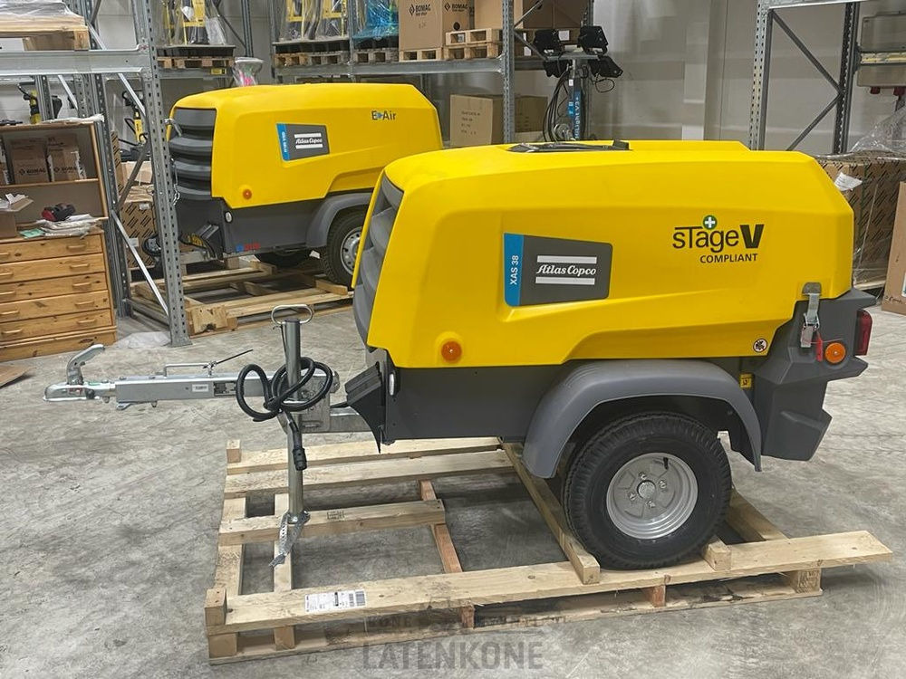 Atlas Copco XAS 38 StV Vaunukompressori UUSI - Hava kompresörü: fotoğraf 3 Atlas Copco XAS 38 StV Vaunukompressori UUSI - Hava kompresörü: fotoğraf 3