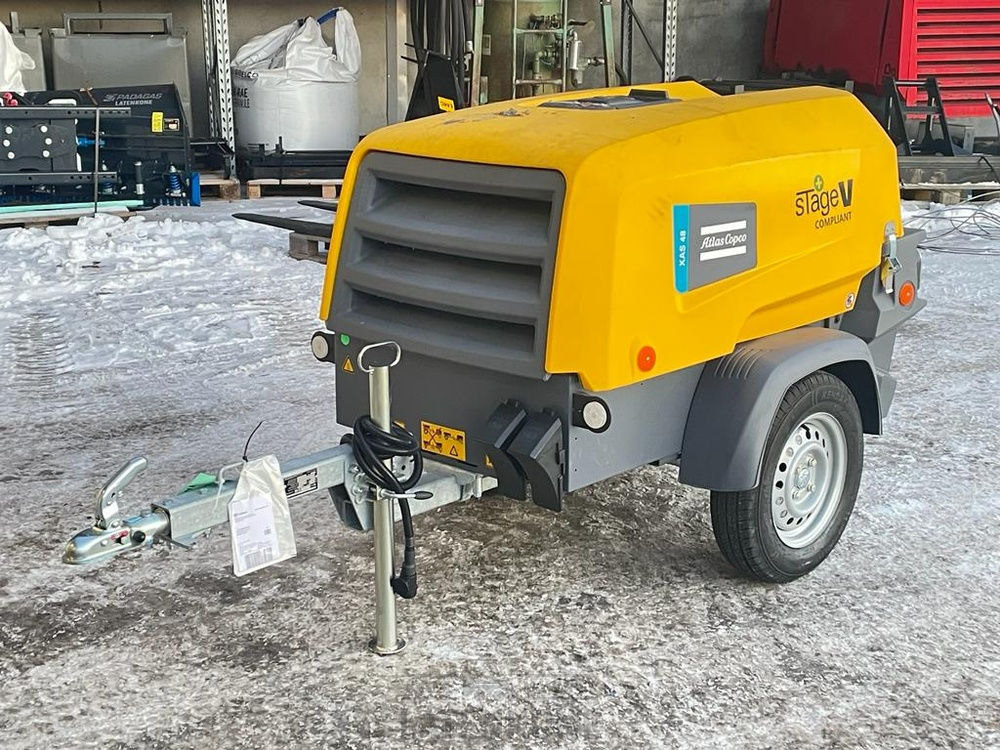 Atlas Copco XAS 48 StV Vaunukompressori UUSI - Hava kompresörü: fotoğraf 1 Atlas Copco XAS 48 StV Vaunukompressori UUSI - Hava kompresörü: fotoğraf 1