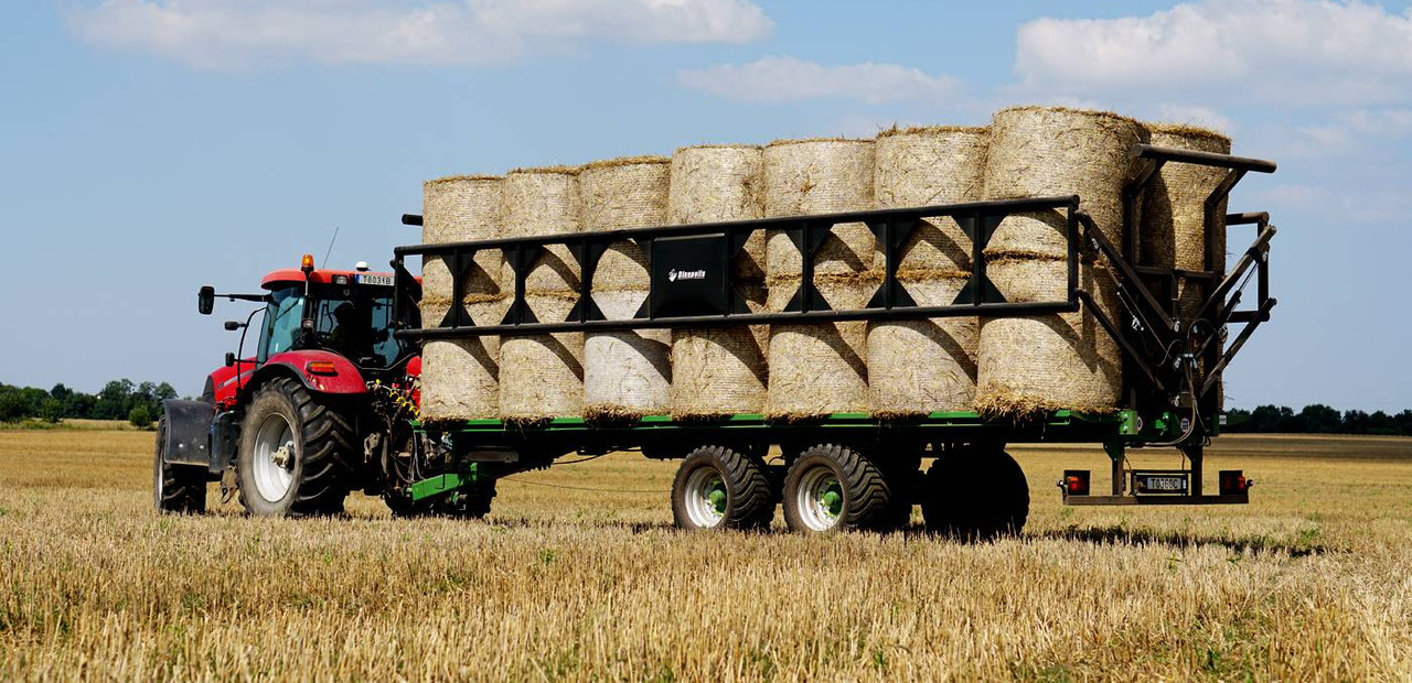 Dinapolis bale trailer 20t, RPP-9000 - Platform traktör römorku: fotoğraf 2 Dinapolis bale trailer 20t, RPP-9000 - Platform traktör römorku: fotoğraf 2