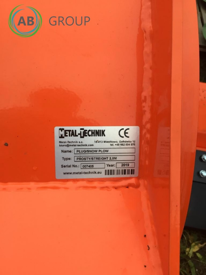 Metal-Technik straight snow plow 2m - Kar küreme bıçağı - Tarım araçları: fotoğraf 5 Metal-Technik straight snow plow 2m - Kar küreme bıçağı - Tarım araçları: fotoğraf 5