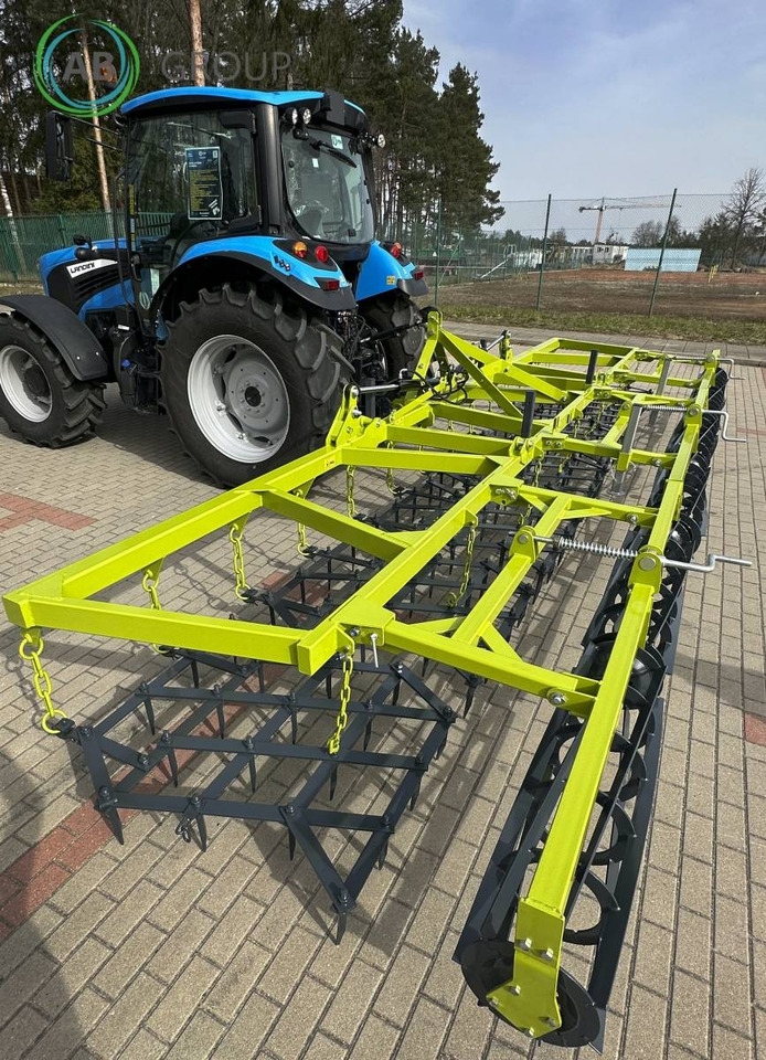 POM Augustów 7-field mounted tine harrow with string roller - Tırmık: fotoğraf 2 POM Augustów 7-field mounted tine harrow with string roller - Tırmık: fotoğraf 2