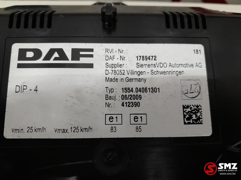 Gösterge panosu - Kamyon DAF Occ instrumentenpaneel DAF: fotoğraf 6