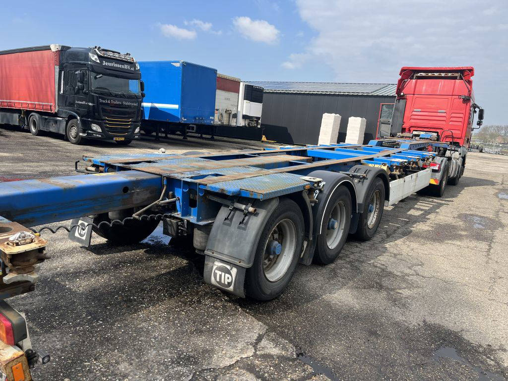 Krone 40FT HC, Voor en achter-uitschuifbaar, BPW 3 stuks - Konteynır taşıyıcı/ Yedek karoser dorse: fotoğraf 3 Krone 40FT HC, Voor en achter-uitschuifbaar, BPW 3 stuks - Konteynır taşıyıcı/ Yedek karoser dorse: fotoğraf 3