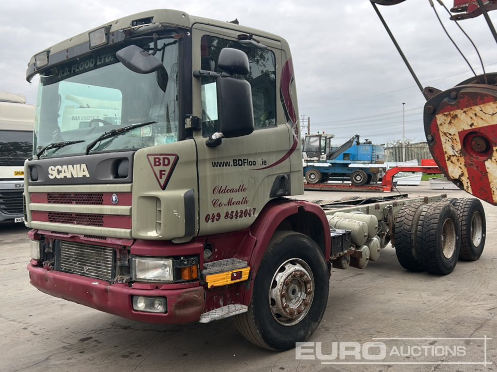 1998 Scania 6x4 Chassis Cab, Manual Gearbox (Engine Fault) (Mileage CANNOT be verified) - Şasi kamyon: fotoğraf 1 1998 Scania 6x4 Chassis Cab, Manual Gearbox (Engine Fault) (Mileage CANNOT be verified) - Şasi kamyon: fotoğraf 1