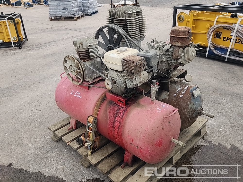 200 & 150 Litre Petrol Compressor, Honda Engine (Spares) (2 of) - Hava kompresörü: fotoğraf 4 200 & 150 Litre Petrol Compressor, Honda Engine (Spares) (2 of) - Hava kompresörü: fotoğraf 4