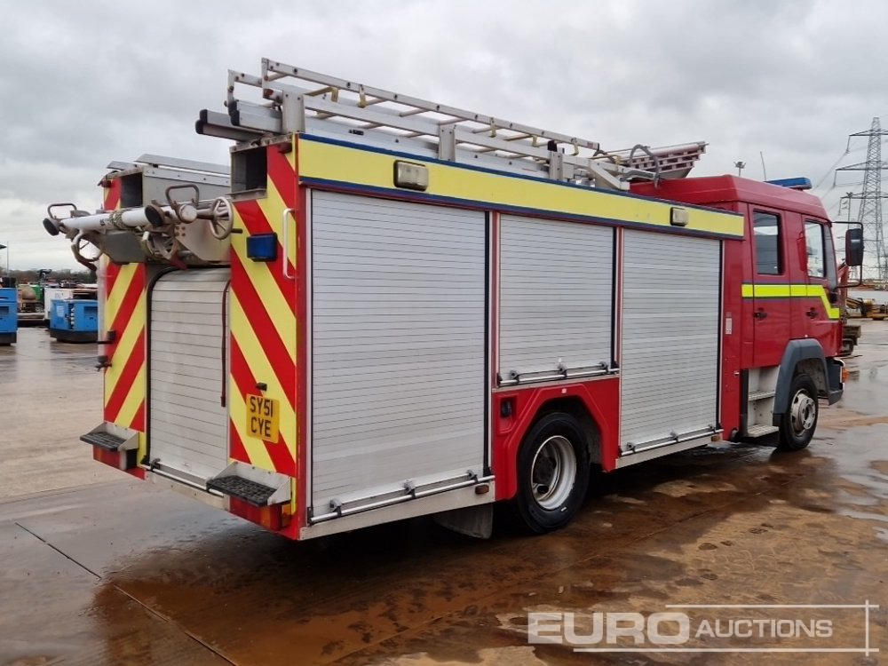 2001 MAN 4x2 Fire Engine, Manual Gearbox (Reg. Docs. Available) - İtfaiye aracı: fotoğraf 5 2001 MAN 4x2 Fire Engine, Manual Gearbox (Reg. Docs. Available) - İtfaiye aracı: fotoğraf 5