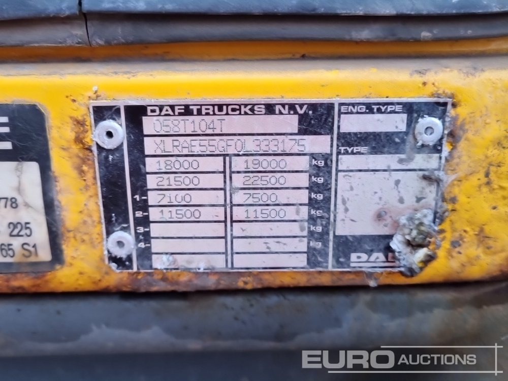 Hidrolift kamyon 2007 DAF LF: fotoğraf 49