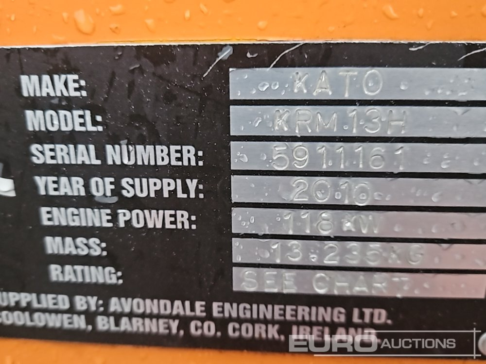 Mobil vinç 2010 Kato KRM-13H: fotoğraf 42 Mobil vinç 2010 Kato KRM-13H: fotoğraf 42