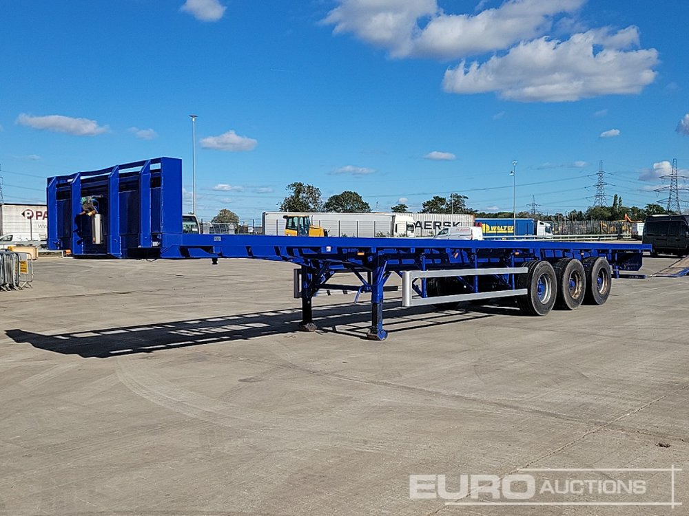 2010 SDC Tri Axle Flat Bed Trailer - Açık/ Sal dorse: fotoğraf 1 2010 SDC Tri Axle Flat Bed Trailer - Açık/ Sal dorse: fotoğraf 1