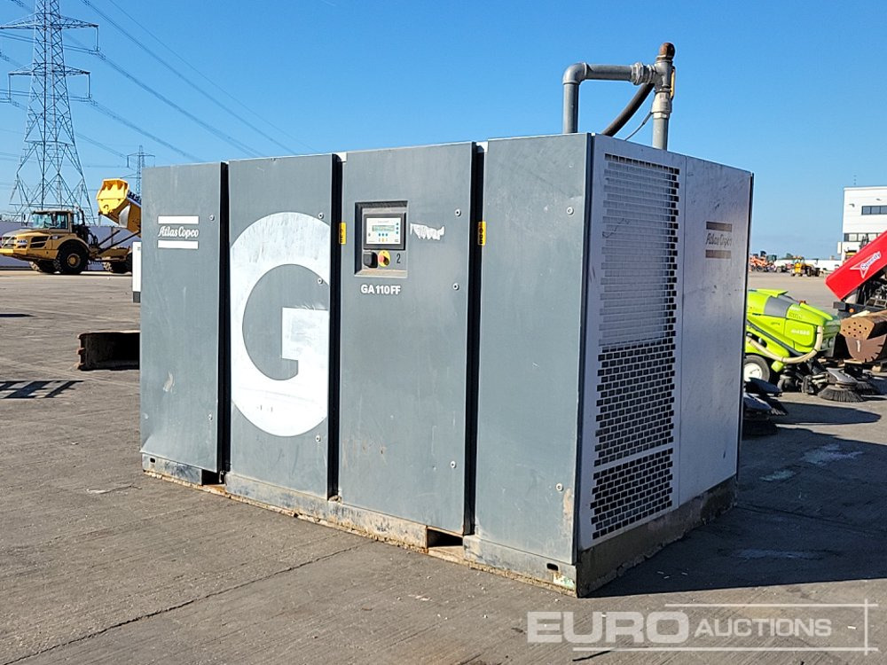 2011 Atlas Copco GA110 - Hava kompresörü: fotoğraf 1 2011 Atlas Copco GA110 - Hava kompresörü: fotoğraf 1