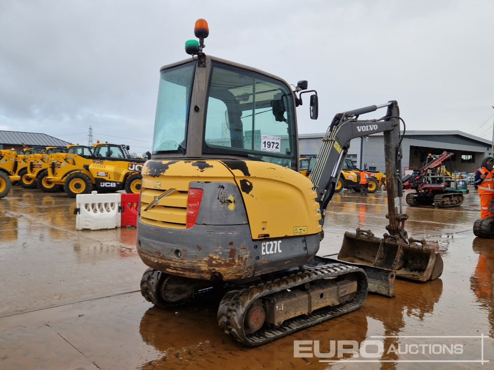 2011 Volvo EC27C - Mini ekskavatör: fotoğraf 5 2011 Volvo EC27C - Mini ekskavatör: fotoğraf 5