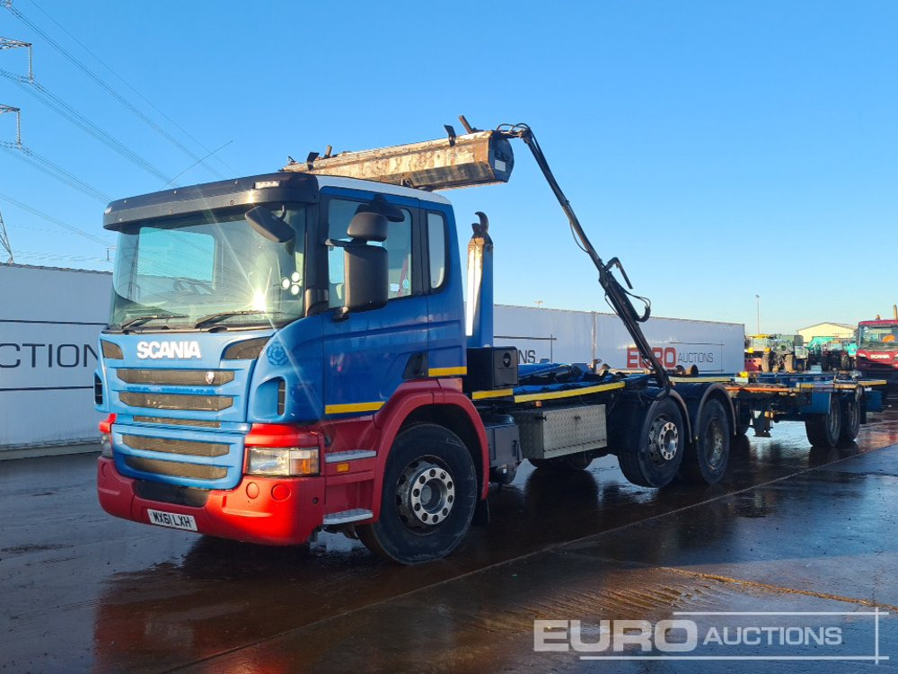 2012 Scania P360 - Kancalı yükleyici kamyon: fotoğraf 1 2012 Scania P360 - Kancalı yükleyici kamyon: fotoğraf 1