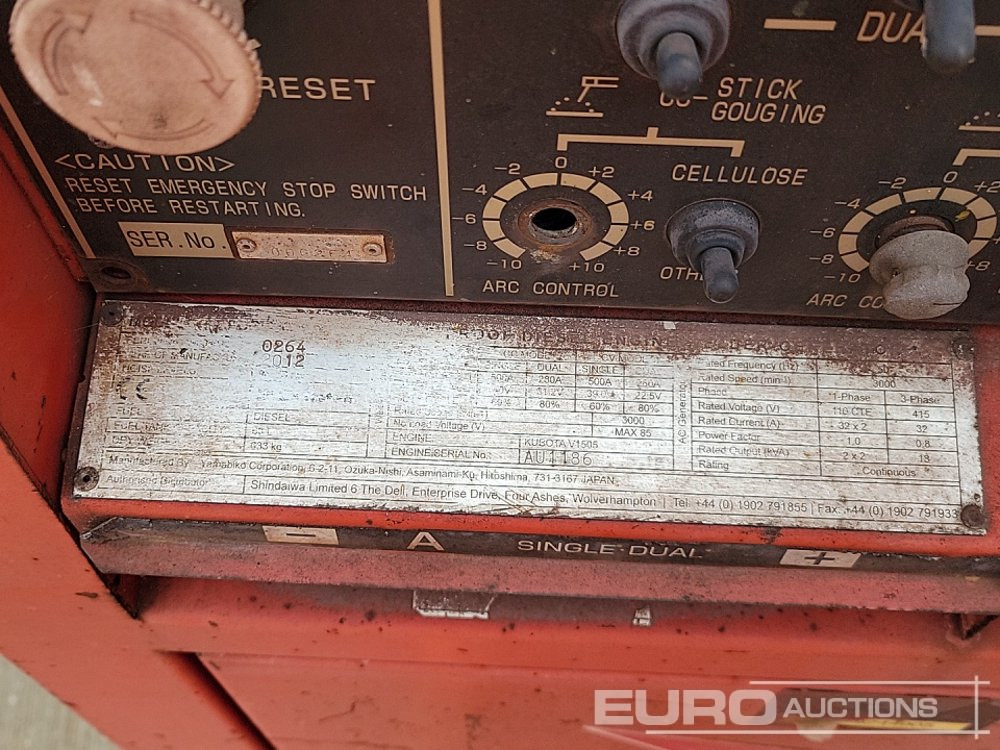 Elektrikli jeneratör 2012 Shindaiwa DGW500DM: fotoğraf 31