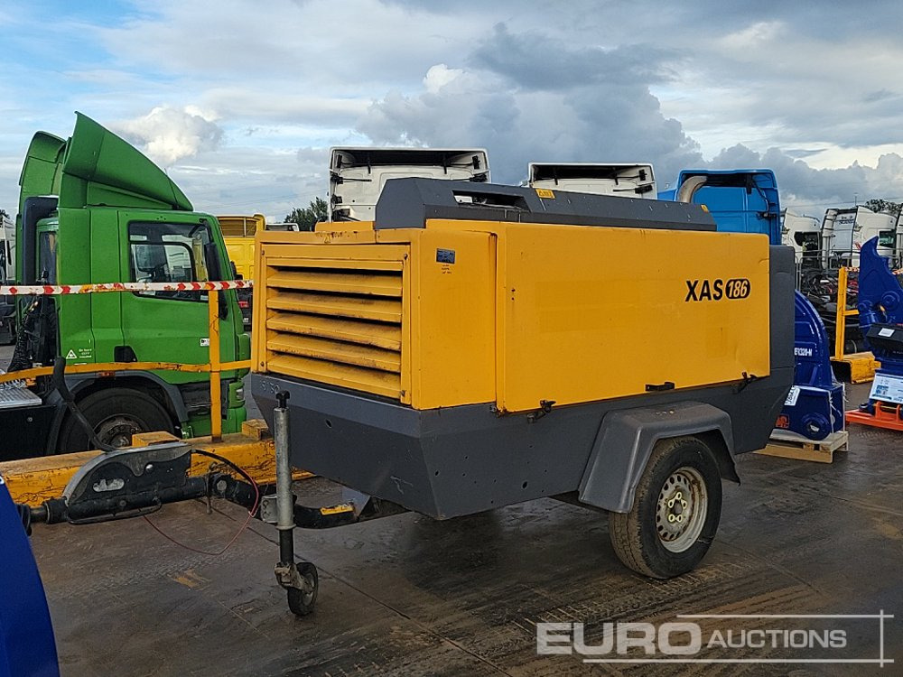 2014 Atlas Copco XAS186 - Hava kompresörü: fotoğraf 1 2014 Atlas Copco XAS186 - Hava kompresörü: fotoğraf 1