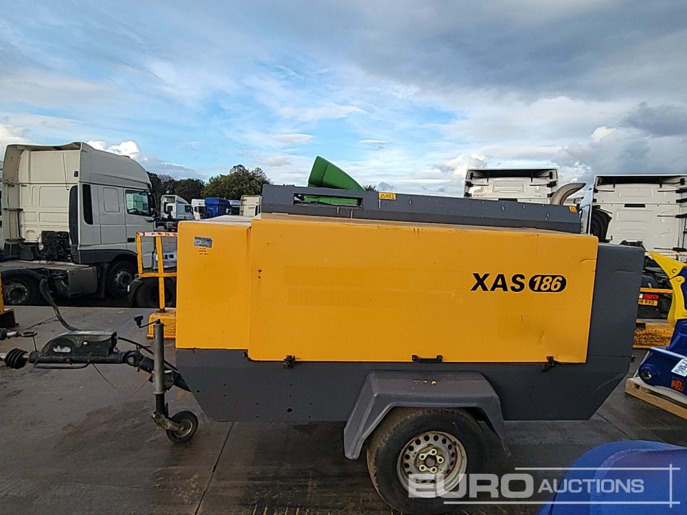 2014 Atlas Copco XAS186 - Hava kompresörü: fotoğraf 2 2014 Atlas Copco XAS186 - Hava kompresörü: fotoğraf 2