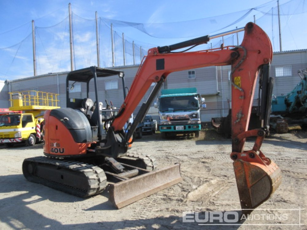 2014 Hitachi ZX40U-5A Rubber Tracks, Blade, Offset, Piped - Mini ekskavatör: fotoğraf 2 2014 Hitachi ZX40U-5A Rubber Tracks, Blade, Offset, Piped - Mini ekskavatör: fotoğraf 2