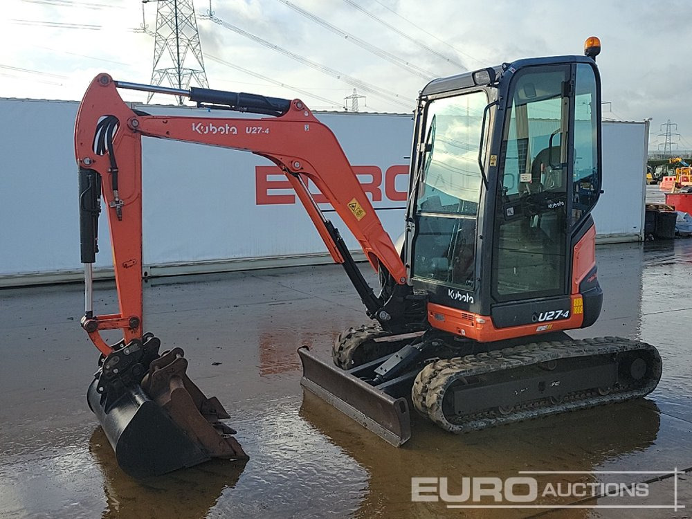 2015 Kubota U27-4 - Mini ekskavatör: fotoğraf 1 2015 Kubota U27-4 - Mini ekskavatör: fotoğraf 1