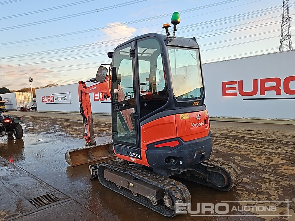 2015 Kubota U27-4 - Mini ekskavatör: fotoğraf 3 2015 Kubota U27-4 - Mini ekskavatör: fotoğraf 3