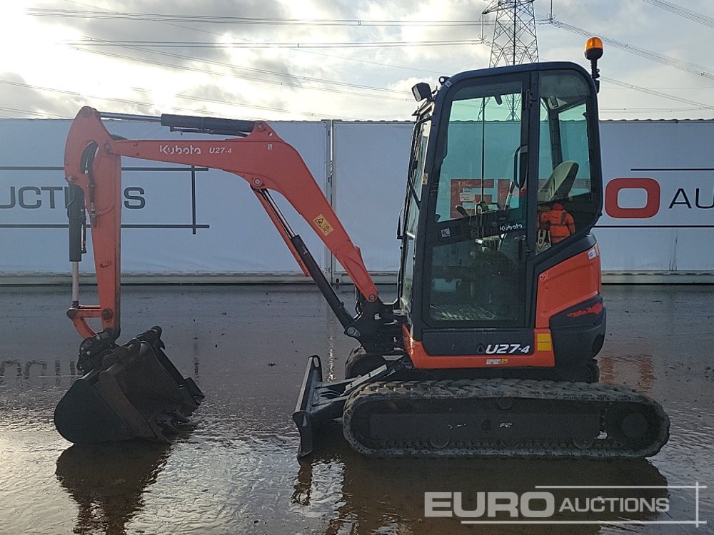 2015 Kubota U27-4 - Mini ekskavatör: fotoğraf 2 2015 Kubota U27-4 - Mini ekskavatör: fotoğraf 2