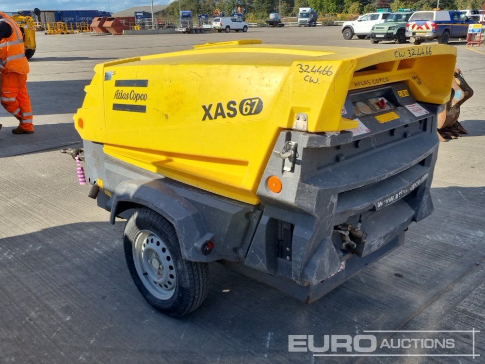 2016 Atlas Copco XAS67KD - Hava kompresörü: fotoğraf 3 2016 Atlas Copco XAS67KD - Hava kompresörü: fotoğraf 3