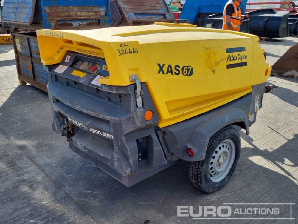 2016 Atlas Copco XAS67KD - Hava kompresörü: fotoğraf 5 2016 Atlas Copco XAS67KD - Hava kompresörü: fotoğraf 5