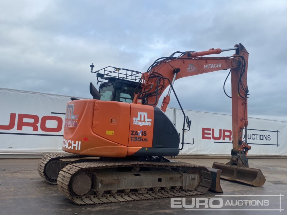 2016 Hitachi ZX135US-5B - Paletli ekskavatör: fotoğraf 5 2016 Hitachi ZX135US-5B - Paletli ekskavatör: fotoğraf 5