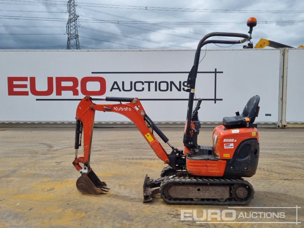 2016 Kubota K008-3 - Mini ekskavatör: fotoğraf 2 2016 Kubota K008-3 - Mini ekskavatör: fotoğraf 2