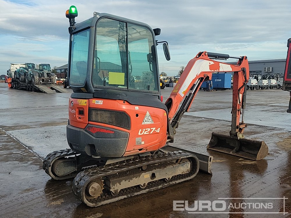 2016 Kubota U27-4 - Mini ekskavatör: fotoğraf 5 2016 Kubota U27-4 - Mini ekskavatör: fotoğraf 5