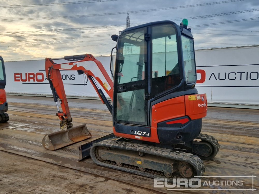 2016 Kubota U27-4 - Mini ekskavatör: fotoğraf 3 2016 Kubota U27-4 - Mini ekskavatör: fotoğraf 3