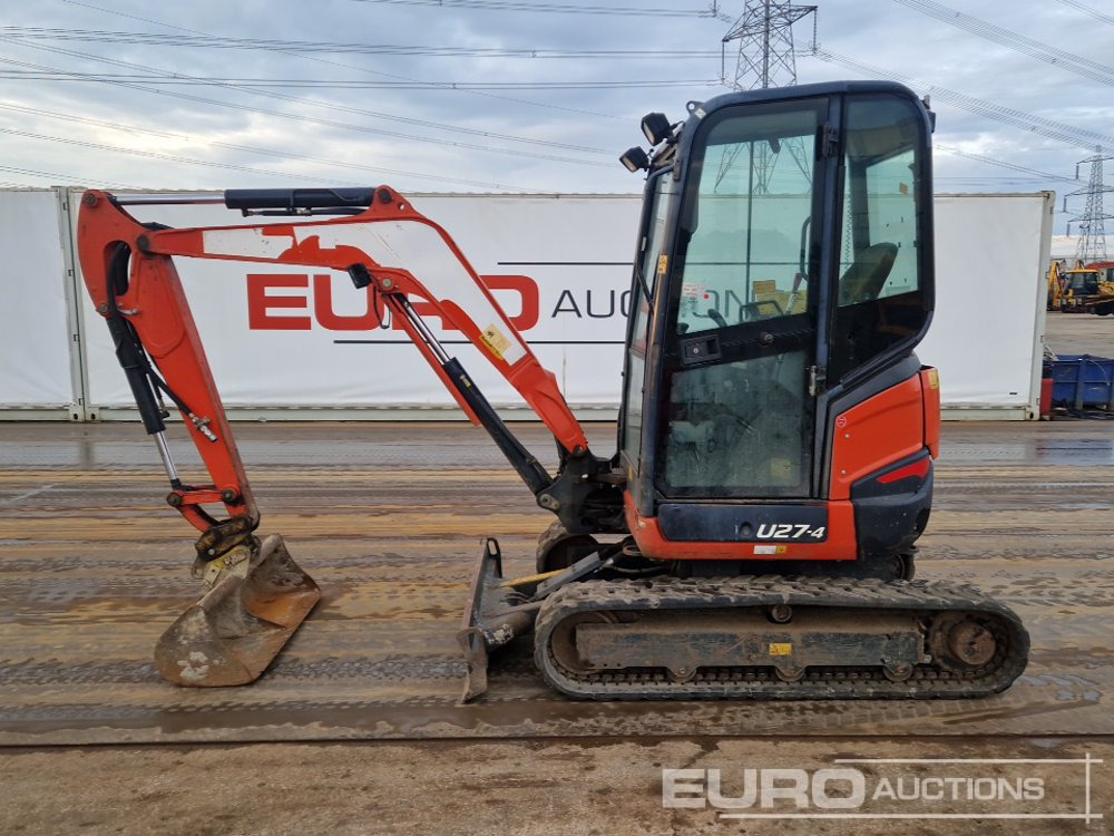 2016 Kubota U27-4 - Mini ekskavatör: fotoğraf 2 2016 Kubota U27-4 - Mini ekskavatör: fotoğraf 2