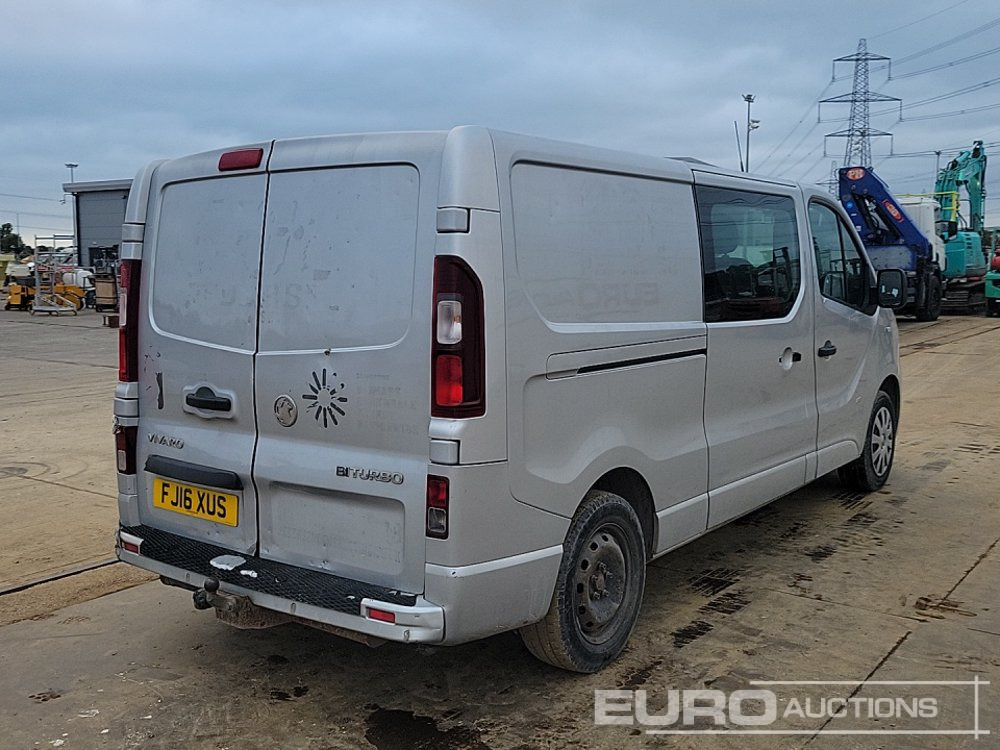 2016 Vauxhall Vivaro 2900 - Panelvan, Çift kabin kamyonet: fotoğraf 5 2016 Vauxhall Vivaro 2900 - Panelvan, Çift kabin kamyonet: fotoğraf 5