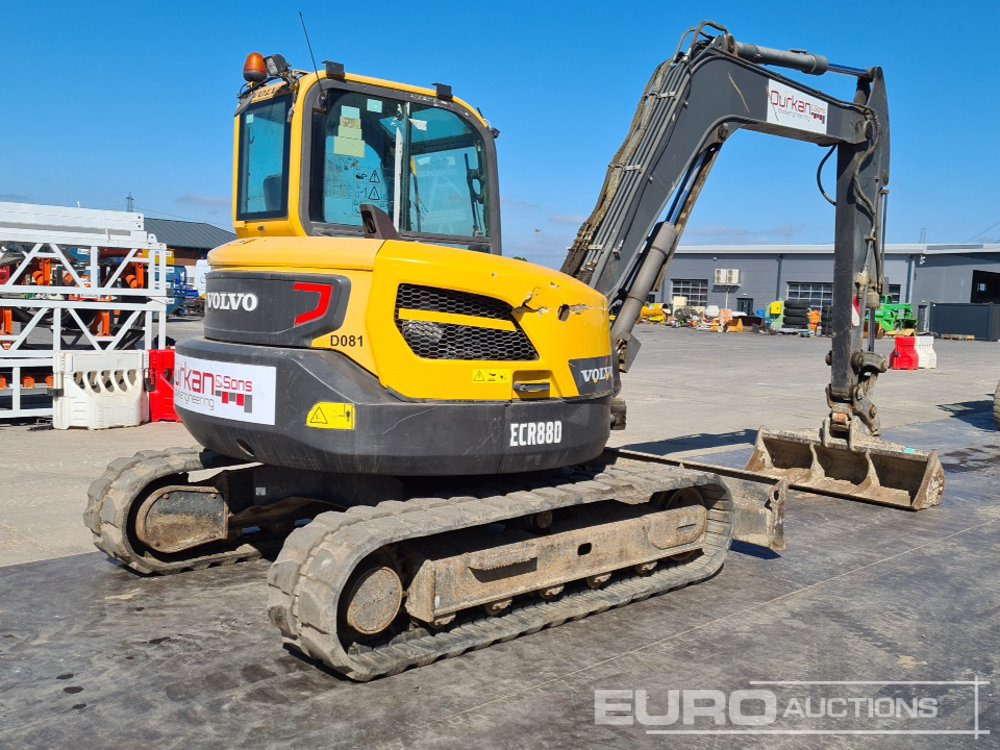 2016 Volvo ECR88D - Mini ekskavatör: fotoğraf 5 2016 Volvo ECR88D - Mini ekskavatör: fotoğraf 5