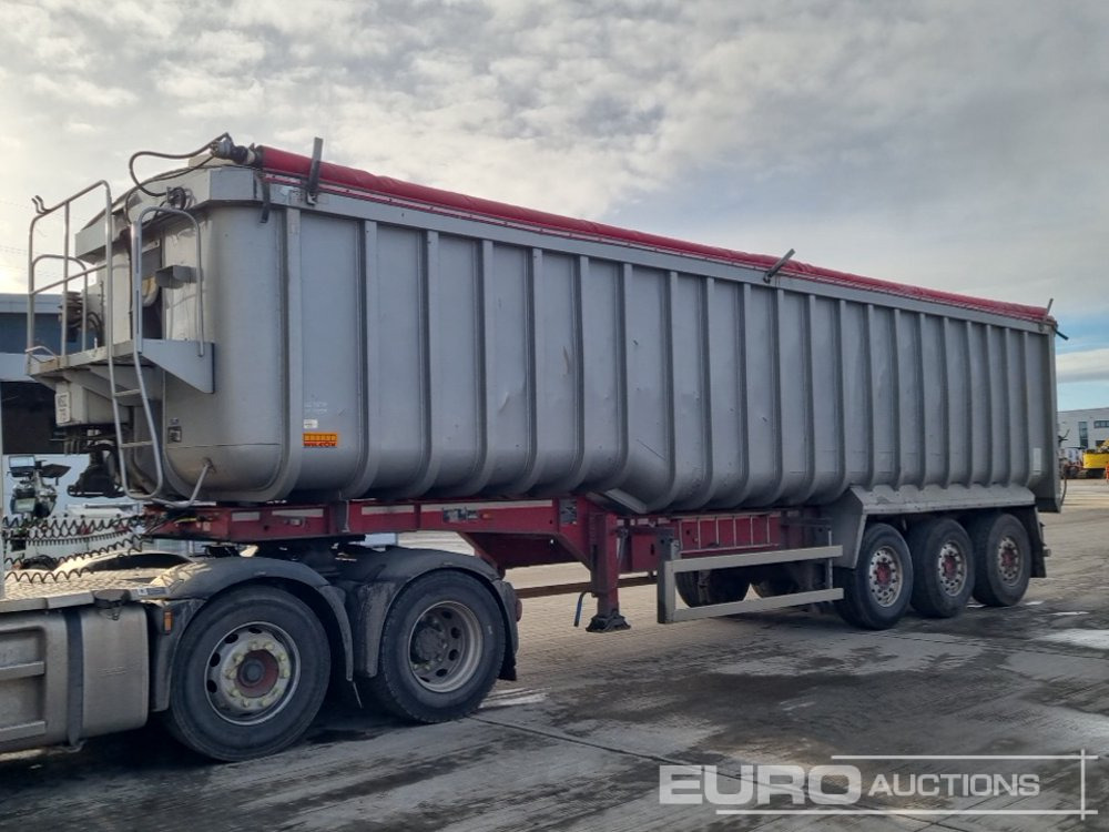 2016 Wilcox Tri Axle Bulk Tipping Trailer, Front Lift Axle, Easy Sheet - Damperli dorse: fotoğraf 1 2016 Wilcox Tri Axle Bulk Tipping Trailer, Front Lift Axle, Easy Sheet - Damperli dorse: fotoğraf 1