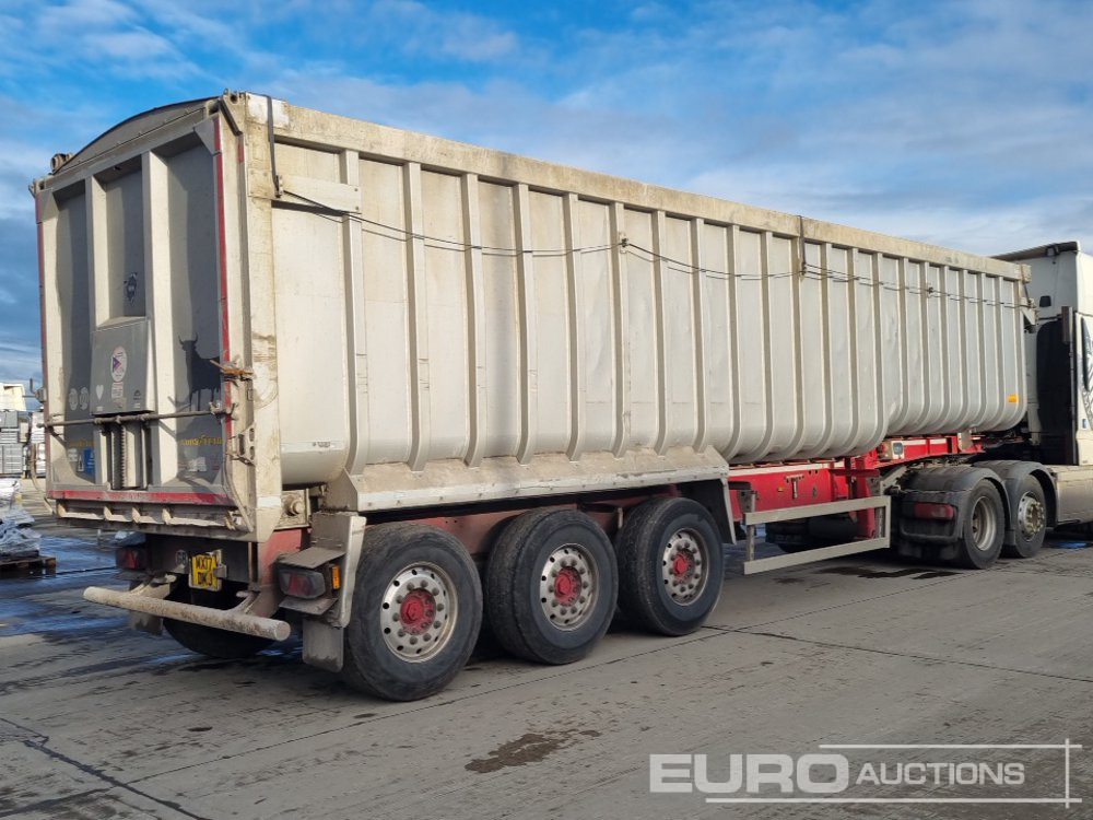 2016 Wilcox Tri Axle Bulk Tipping Trailer, Front Lift Axle, Easy Sheet - Damperli dorse: fotoğraf 5 2016 Wilcox Tri Axle Bulk Tipping Trailer, Front Lift Axle, Easy Sheet - Damperli dorse: fotoğraf 5