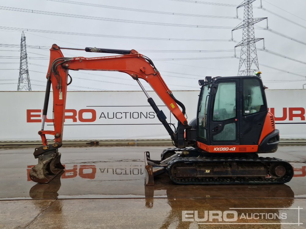 2017 Kubota KX080-4A - Mini ekskavatör: fotoğraf 2 2017 Kubota KX080-4A - Mini ekskavatör: fotoğraf 2