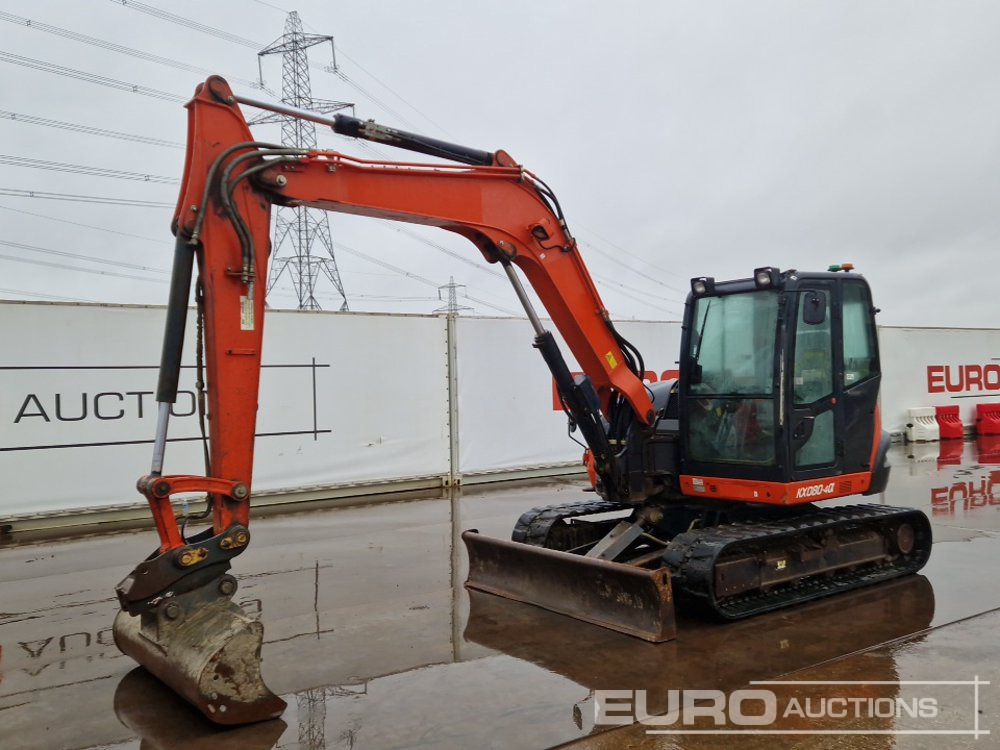 2017 Kubota KX080-4A - Mini ekskavatör: fotoğraf 1 2017 Kubota KX080-4A - Mini ekskavatör: fotoğraf 1