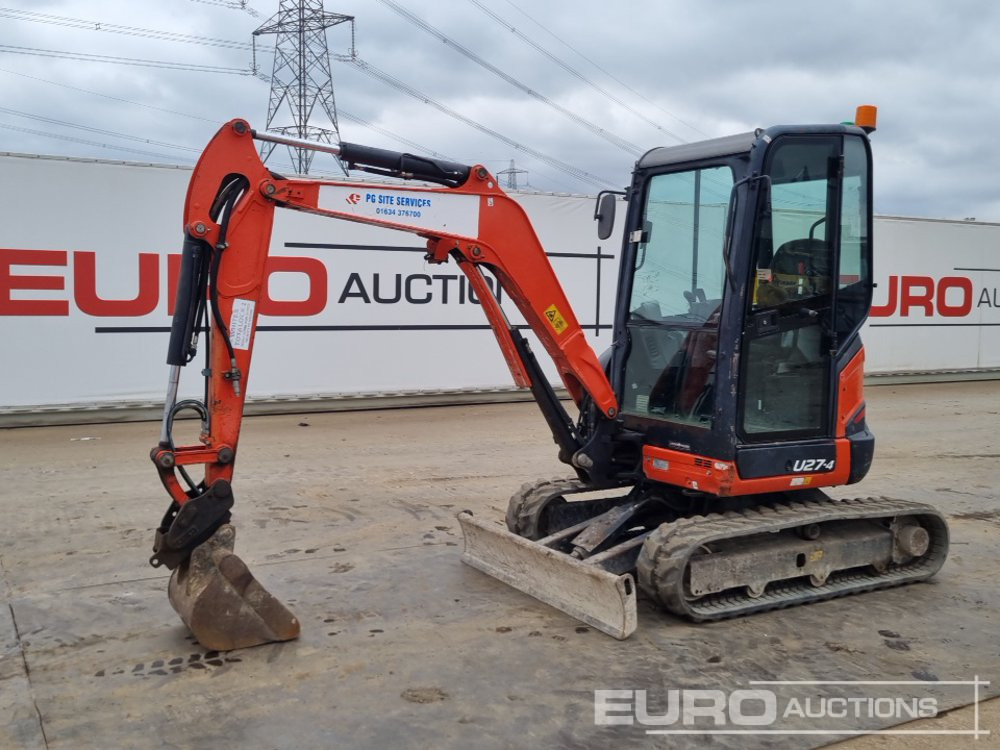2017 Kubota U27-4 - Mini ekskavatör: fotoğraf 1 2017 Kubota U27-4 - Mini ekskavatör: fotoğraf 1