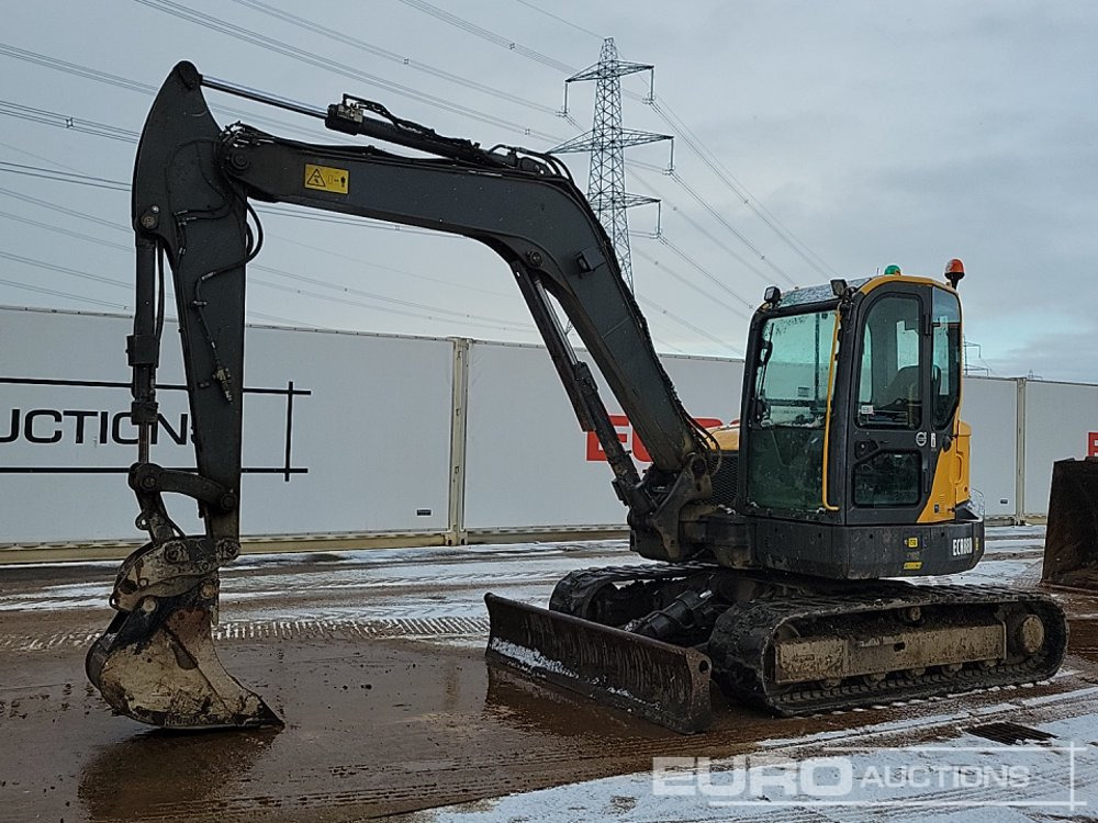 2017 Volvo ECR88D - Mini ekskavatör: fotoğraf 1 2017 Volvo ECR88D - Mini ekskavatör: fotoğraf 1